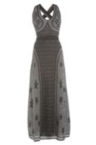 M Missoni M Missoni Crochet Knit Maxi Dress With Metallic Thread - Multicolor
