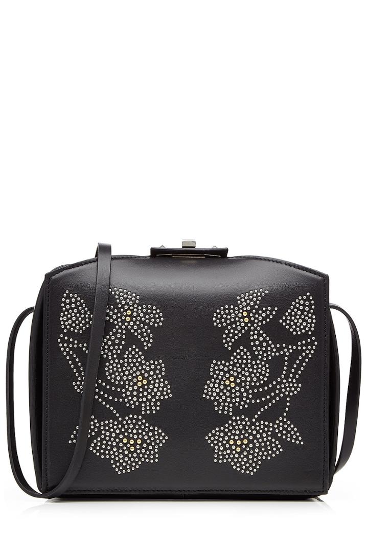 Alexander Mcqueen Alexander Mcqueen Embellished Leather Shoulder Bag