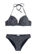 Kenzo Kenzo Logo Print Bikini - Black