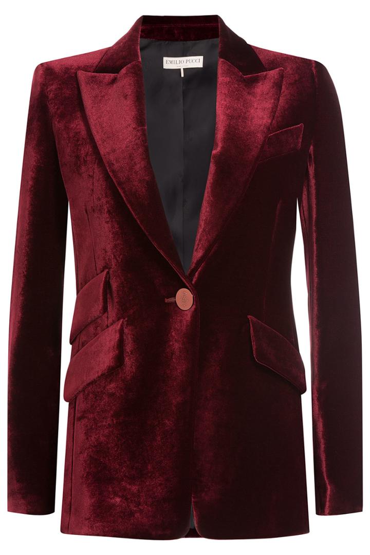 Emilio Pucci Emilio Pucci Velvet Blazer - None