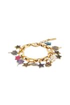Marc Jacobs Marc Jacobs Embellished Charm Bracelet - Gold