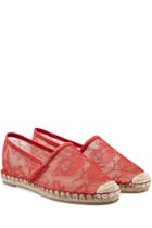 Valentino Valentino Lace Espadrilles - Red