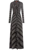 Missoni Missoni Metallic Chevron Knit Dress - Black