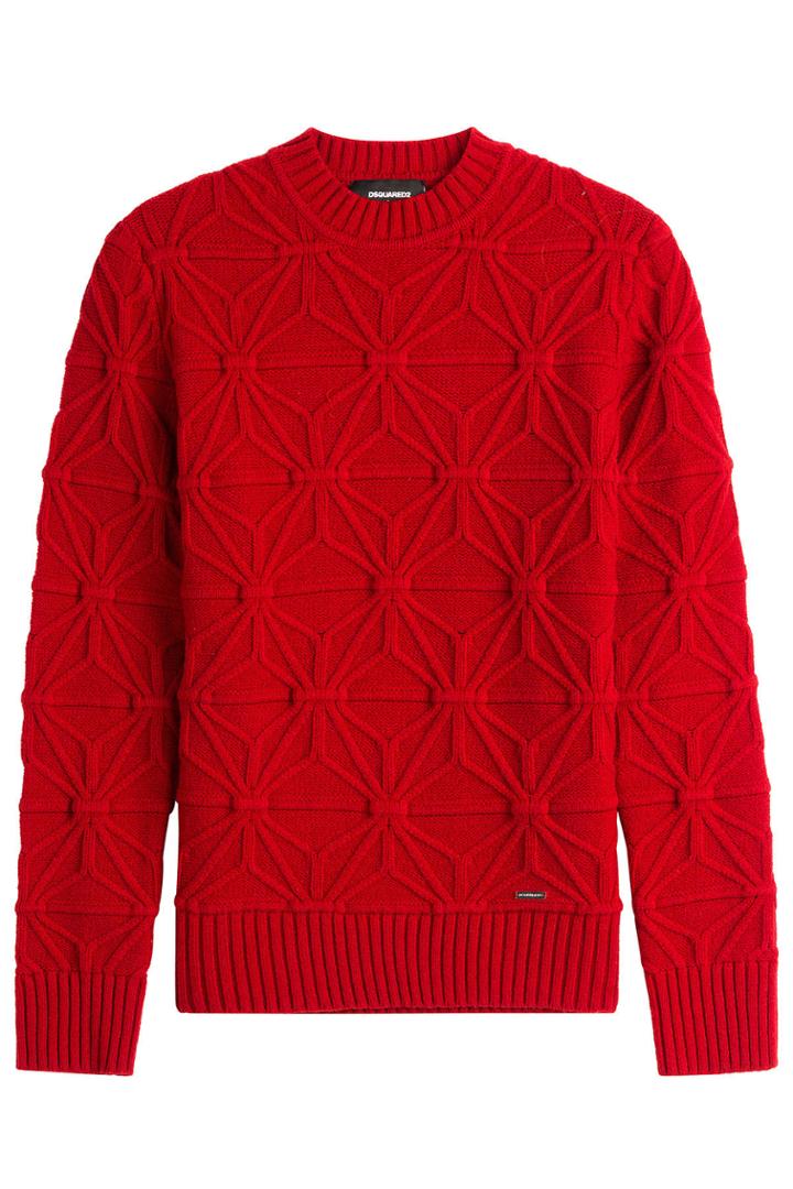 Dsquared2 Dsquared2 Patterned Knit Pullover