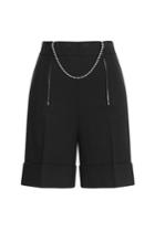 Alexander Wang Alexander Wang Cotton-wool Blend Shorts - Black