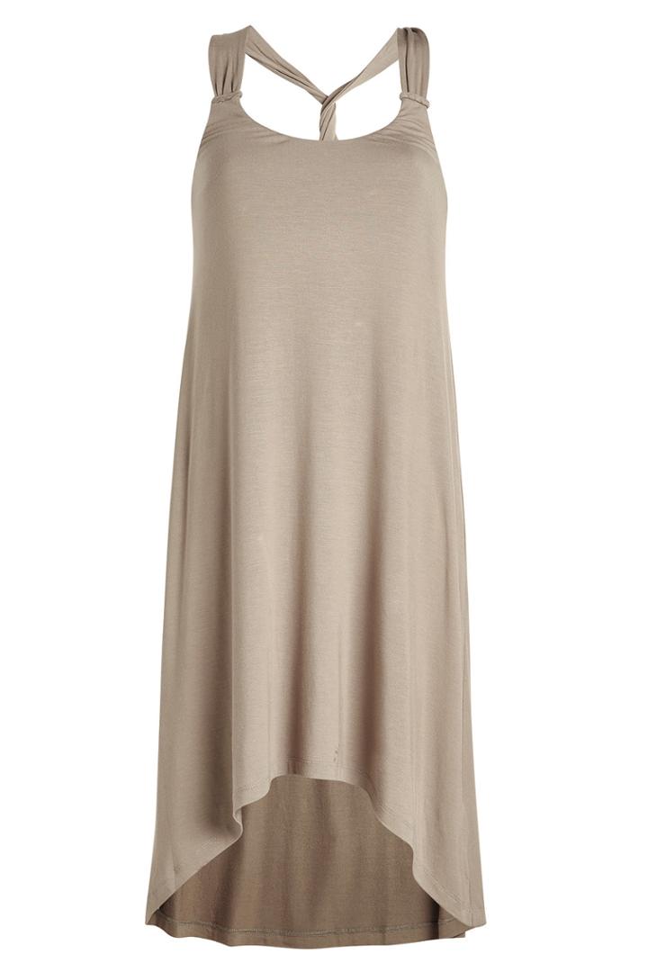 Heidi Klein Heidi Klein Lisbon Twist Back Tapered Halter Dress