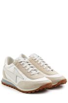 Marc Jacobs Marc Jacobs Suede, Leather And Fabric Sneakers - White