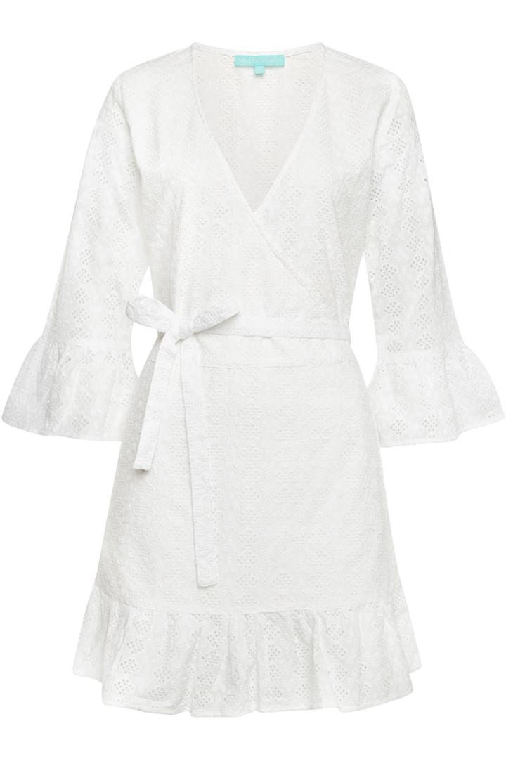 Melissa Odabash Melissa Odabash Vogue Cotton Wrap Dress