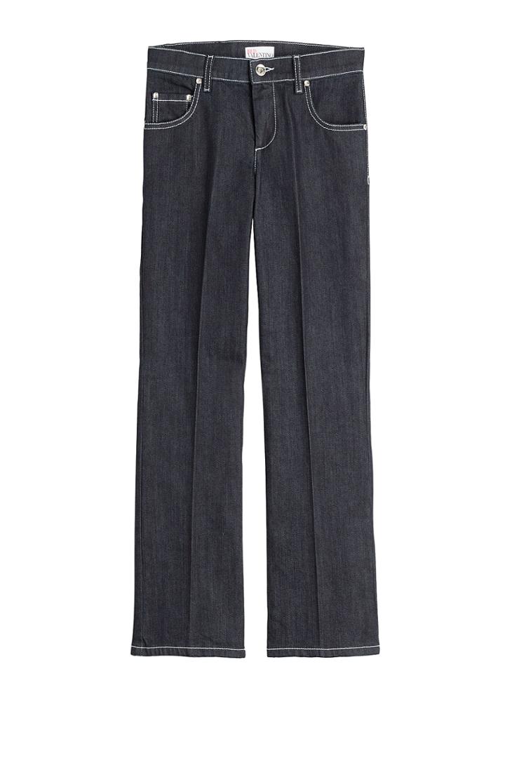 Red Valentino Red Valentino Cropped Flared Jeans - Blue