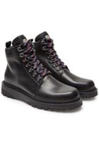 Moncler Moncler Isaac Leather Ankle Boots