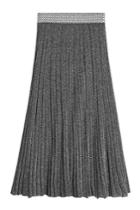 Missoni Missoni Wool Blend Metallic Midi Skirt