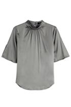 Steffen Schraut Steffen Schraut The 5th Avenue Silk Blouse - Grey