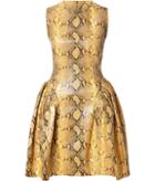 Simone Rocha Snakeskin Cocktail Dress