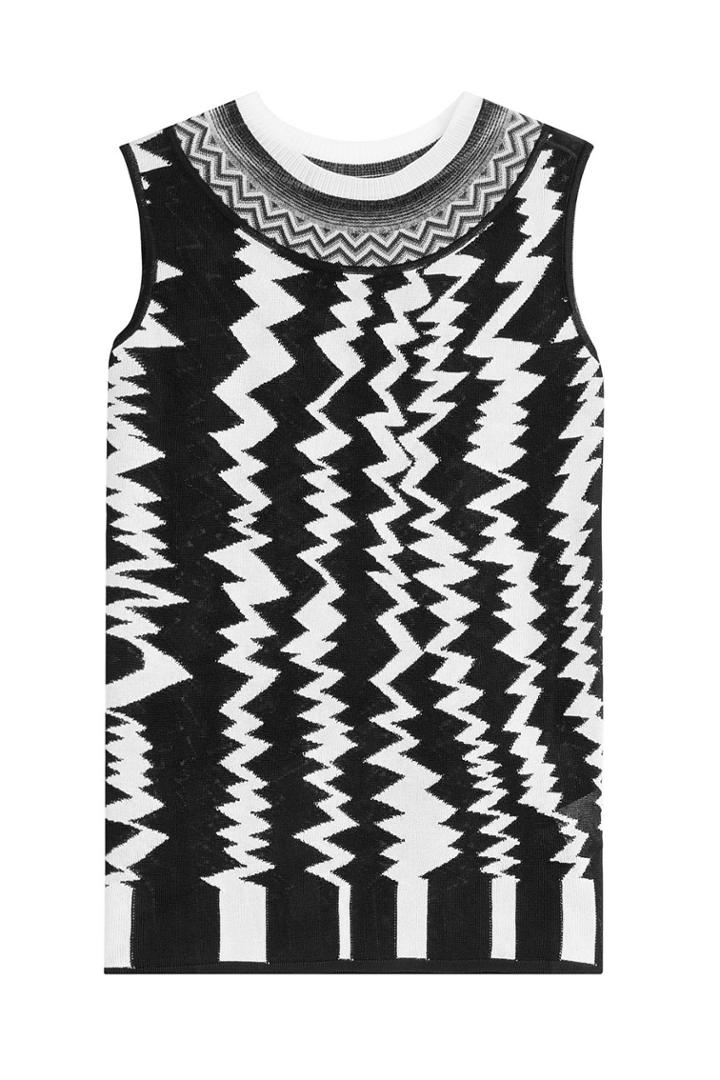 Missoni Missoni Zigzag Knit Shell - None