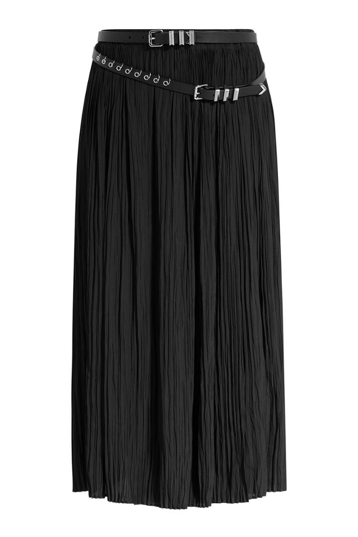 The Kooples The Kooples Pleated Midi Skirt