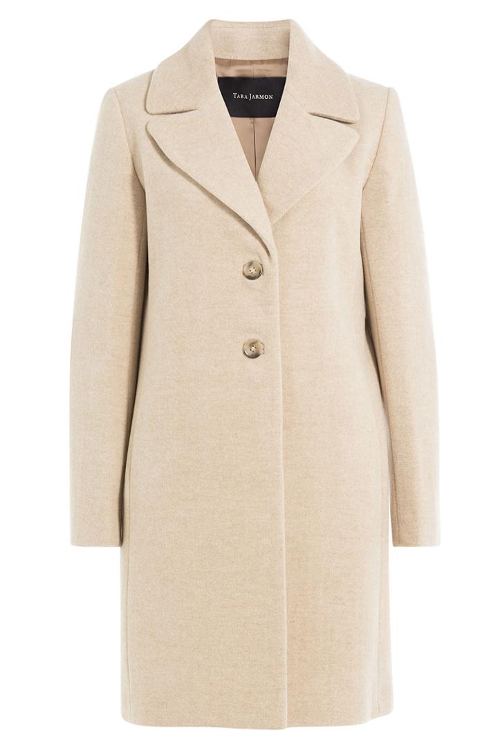 Tara Jarmon Tara Jarmon Wool-cashmere Coat - Beige