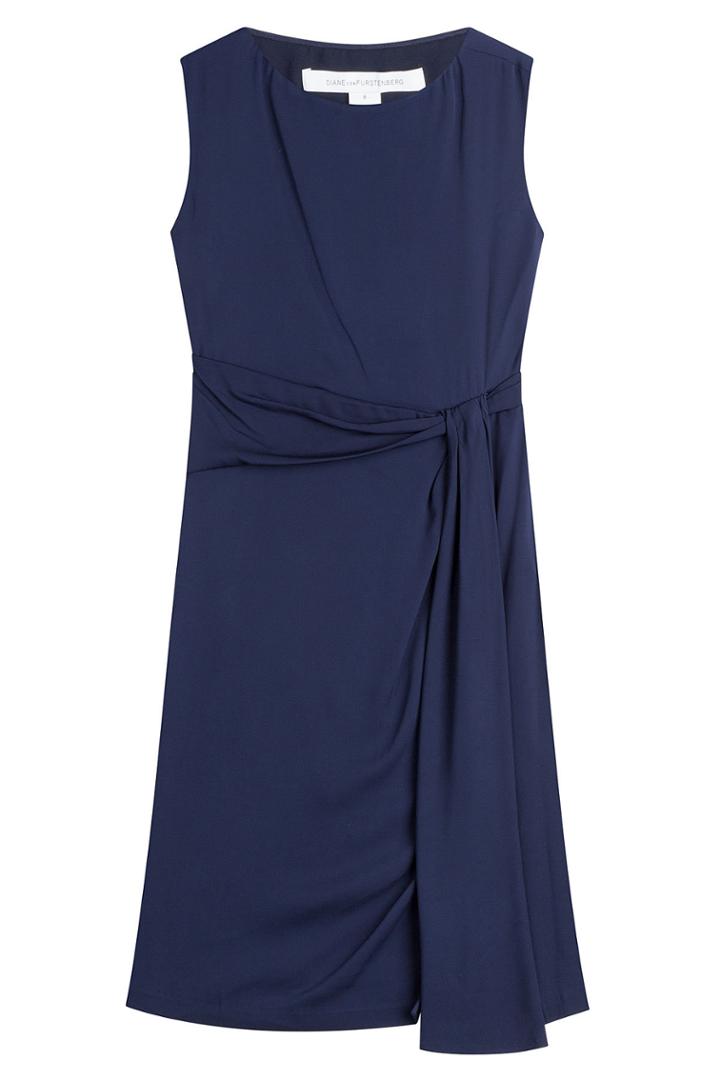 Diane Von Furstenberg Diane Von Furstenberg Silk Jersey Wrap Waist Dress - None