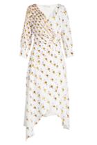 Peter Pilotto Peter Pilotto Printed Silk Crepe Wrap Dress