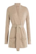 Closed Closed Belted Cardigan With Wool And Cashmere - Grey