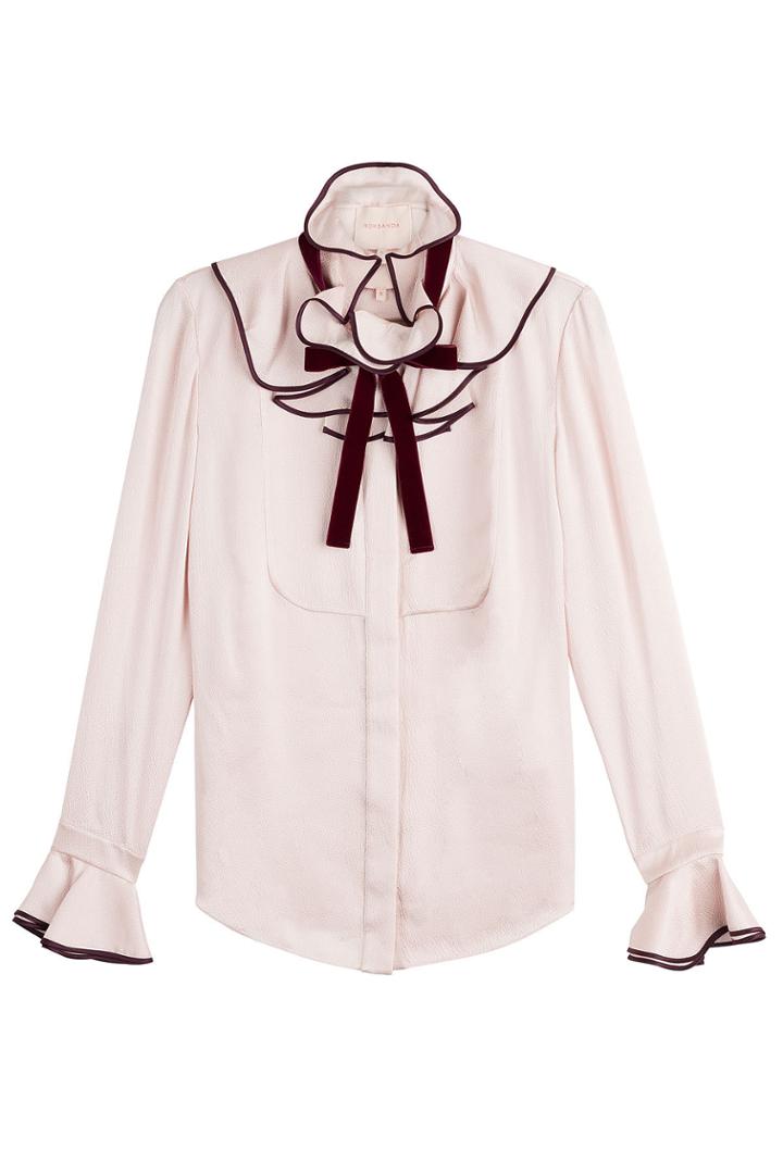 Roksanda Roksanda Silk Blouse With Ruffles - Pink