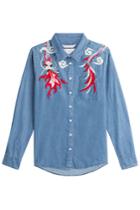Seafarer Seafarer Embroidered Denim Shirt