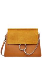 Chloé Chloé Leather And Suede Shoulder Bag