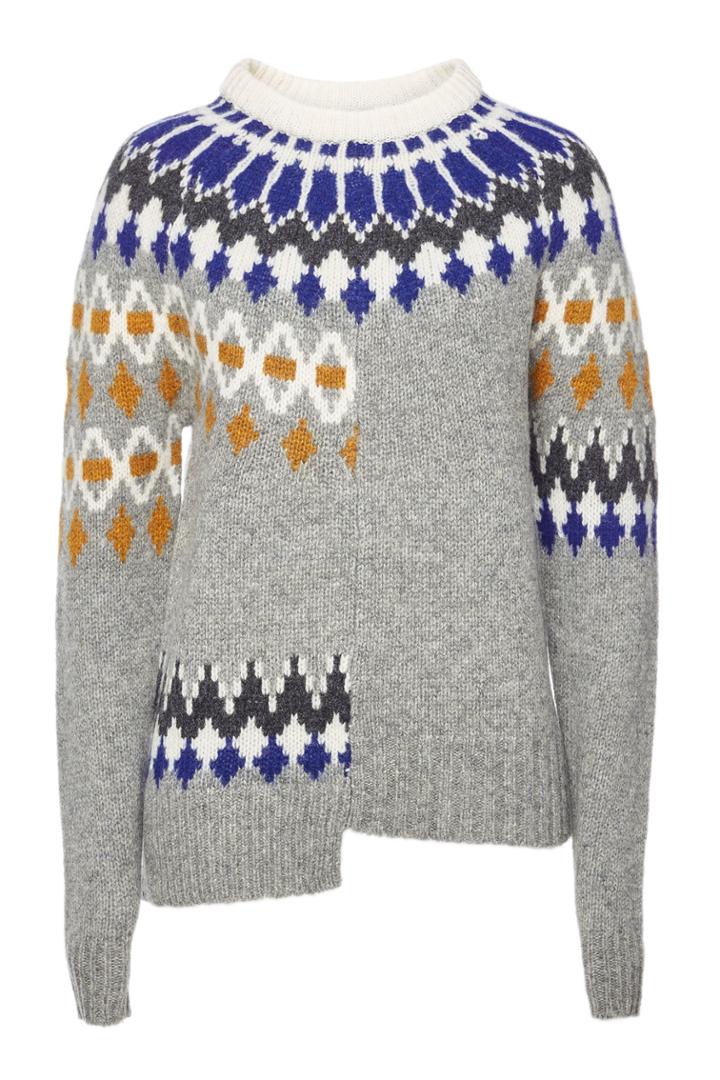 Joseph Joseph Wool Patchwork Pullover