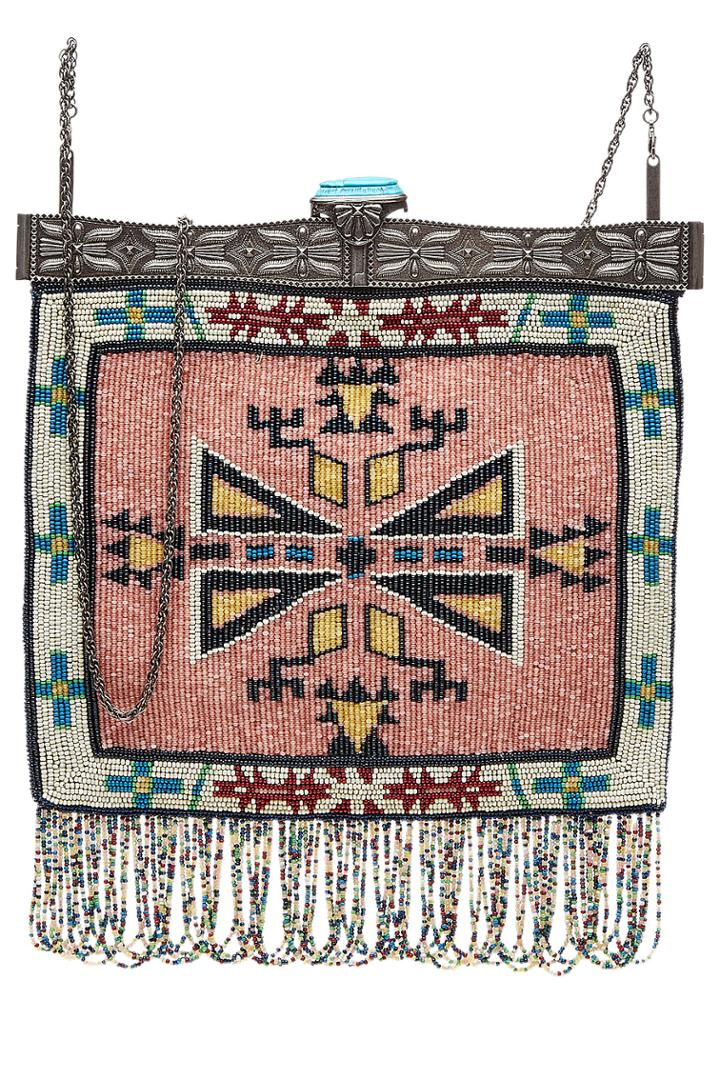 Valentino Valentino Bead Embellished Shoulder Bag - Multicolor