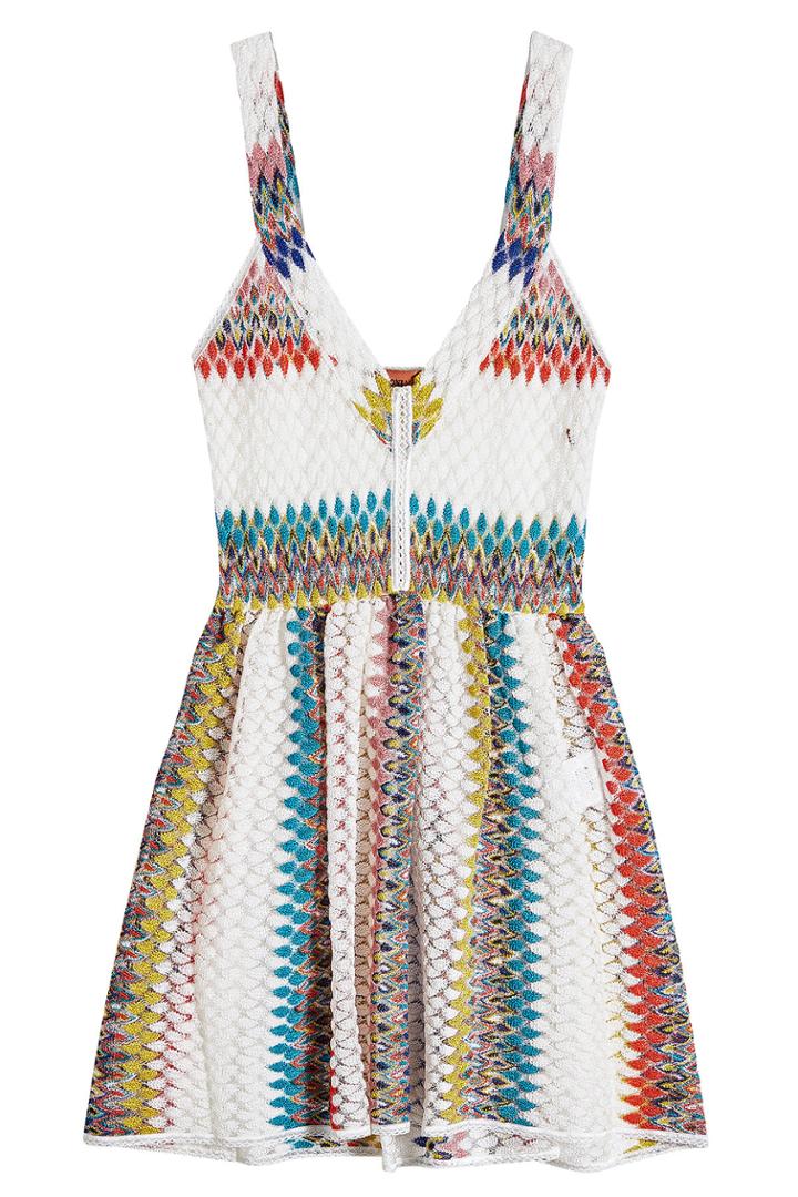 Missoni Mare Missoni Mare Diamond Knit Mini Dress