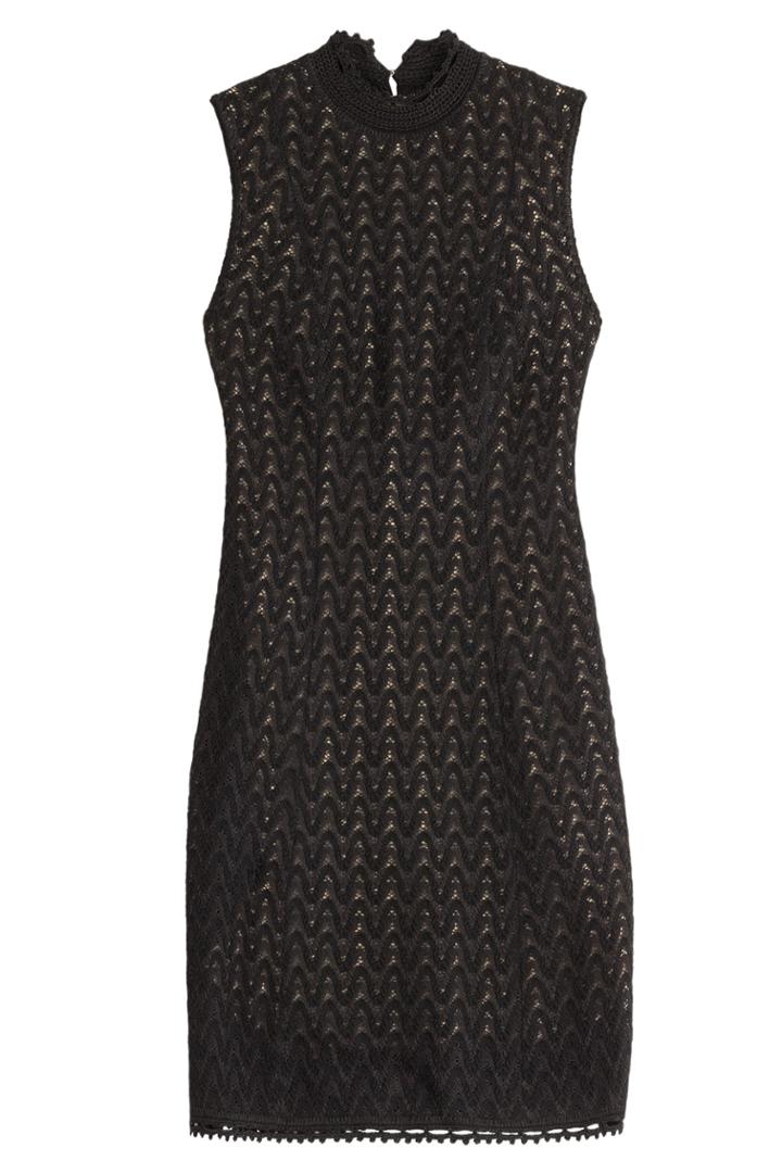 Missoni Missoni Knit Lace Mini-dress - Black