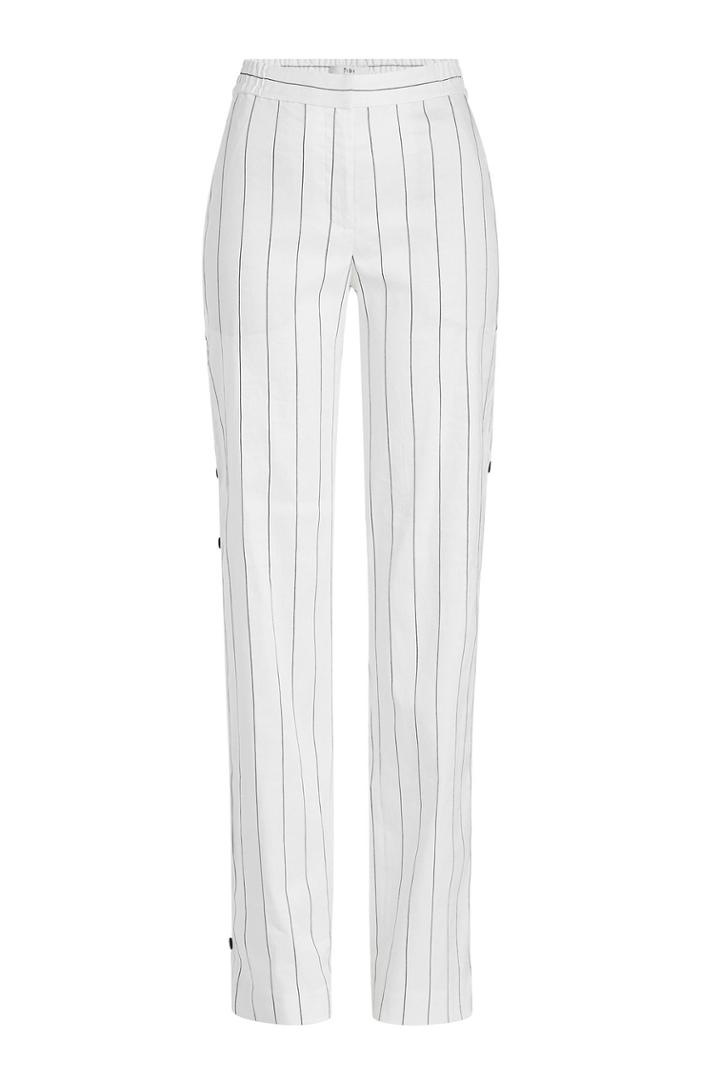 Tibi Tibi Snapped Pants In Linen
