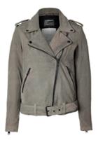 Current/elliott Current/elliott Sueded Leather Prospect Biker Jacket - Green