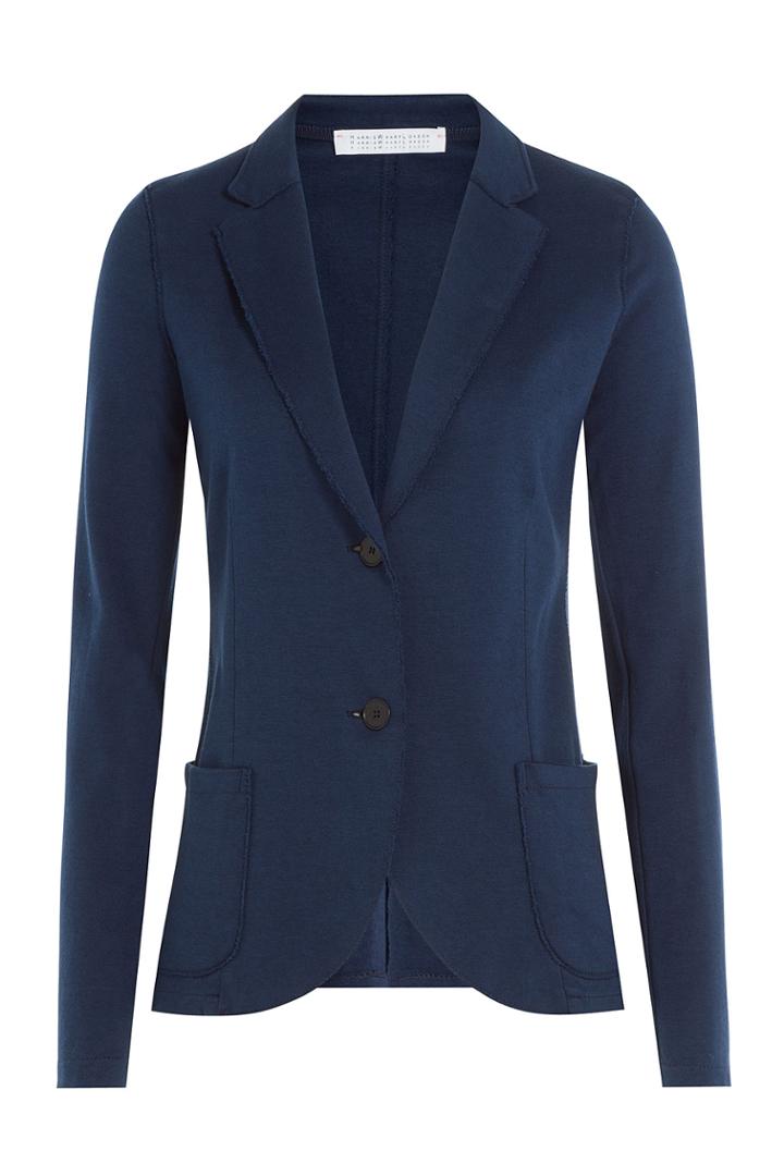 Harris Wharf London Harris Wharf London Cotton Blazer With Cashmere - Blue