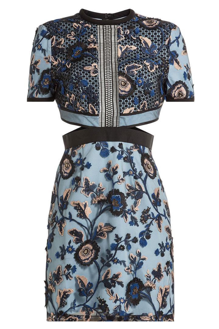 Self-portrait Self-portrait Dress With Waist Cutouts