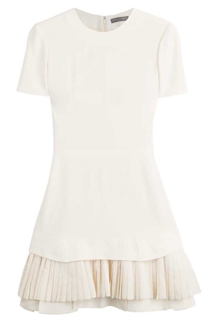 Alexander Mcqueen Alexander Mcqueen Dress With Pleated Hem