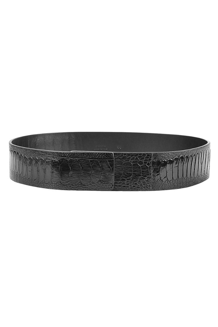 Jil Sander Jil Sander Embossed Leather Belt