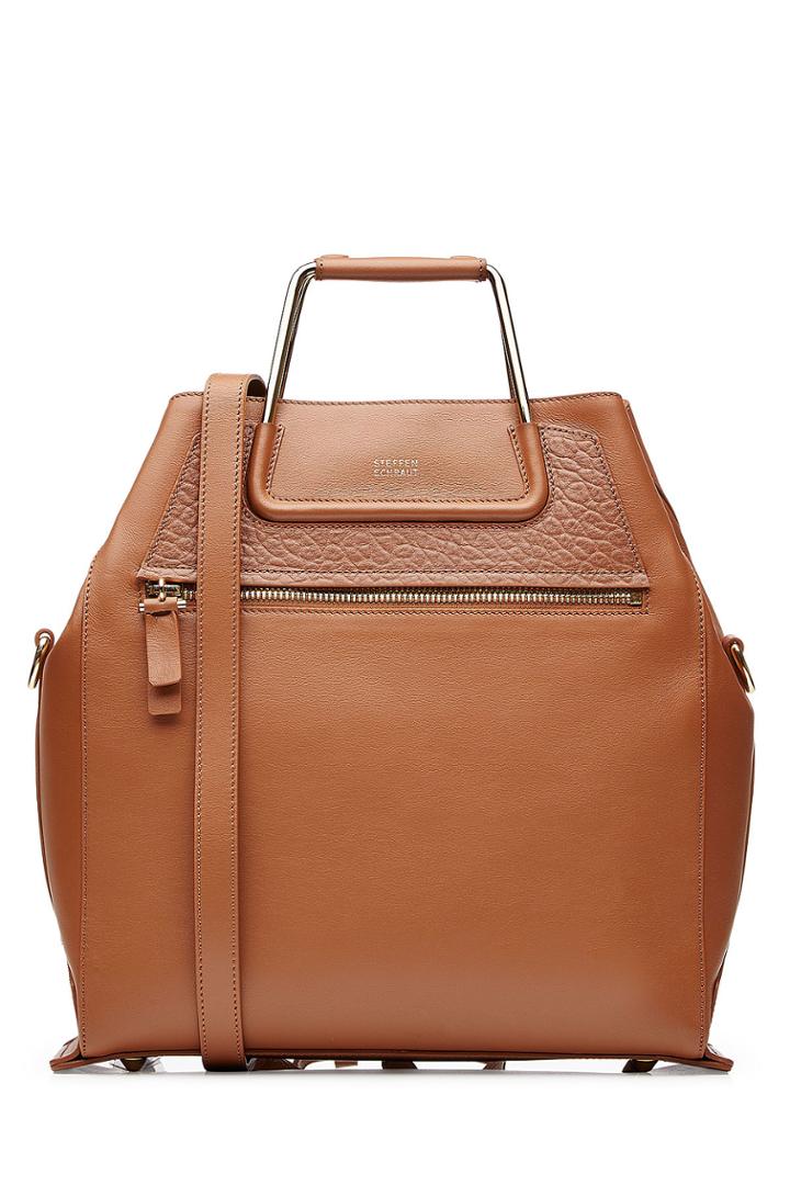 Steffen Schraut Steffen Schraut Leather Boxy Bag - Brown