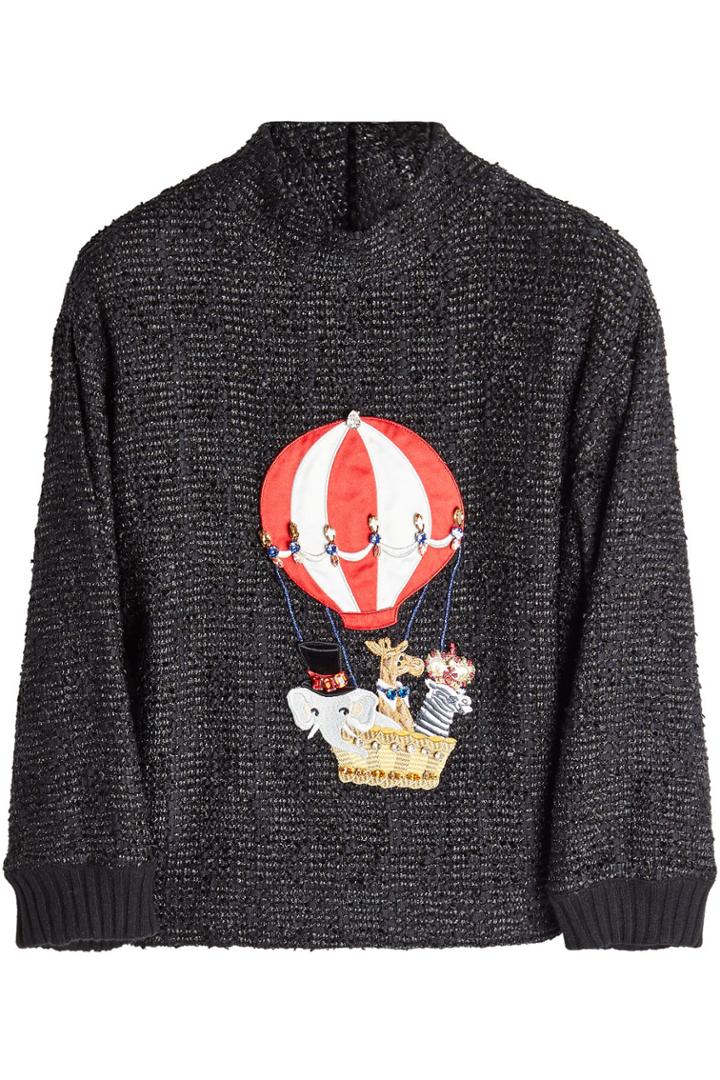 Dolce & Gabbana Dolce & Gabbana Embellished Pullover With Cashmere And Cotton