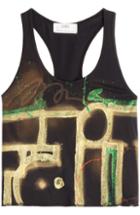 Faith Connexion Graffiti Print Cotton Tank