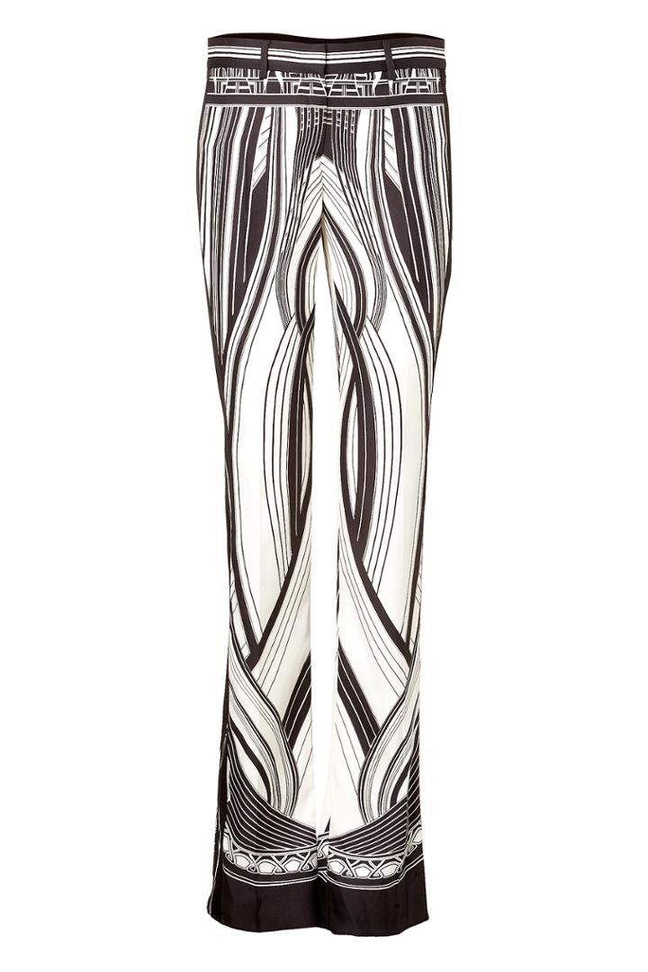 Roberto Cavalli Roberto Cavalli Printed Silk Trousers - Multicolor