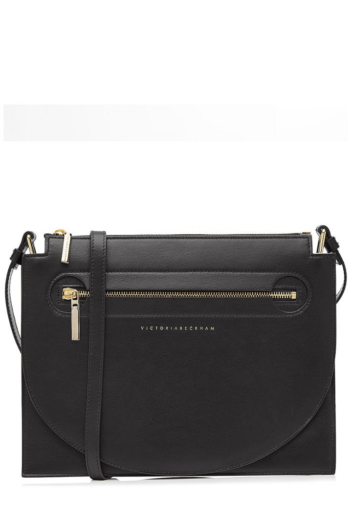 Victoria Beckham Victoria Beckham Leather Shoulder Bag - Black