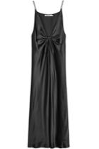 T By Alexander Wang T By Alexander Wang Silk Dress With Knotted Front