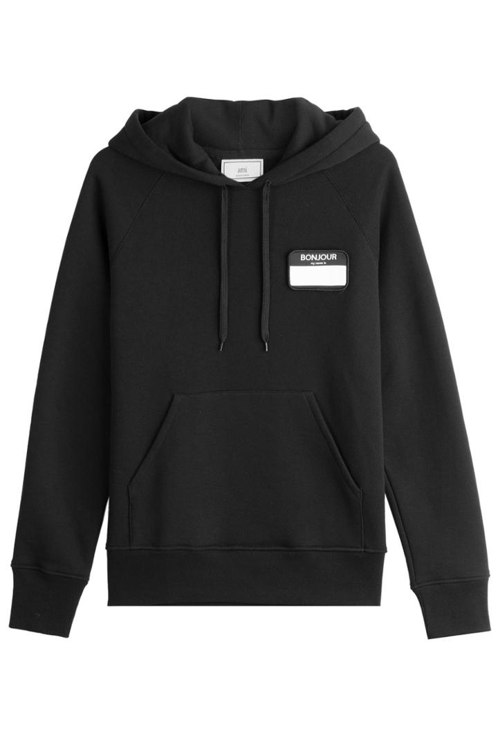 Ami Ami Cotton Hoody - Black