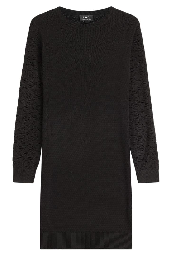 A.p.c. A.p.c. Viscose Sweater Dress - Black