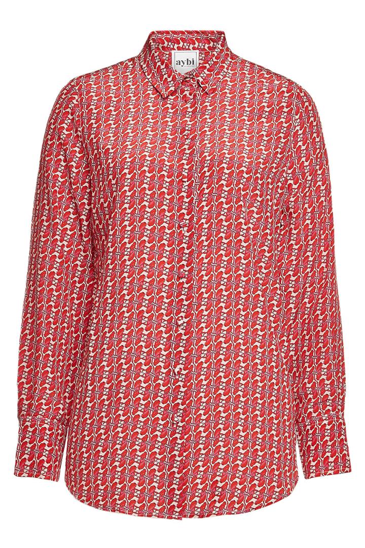 Aybi Aybi Bagatha Printed Silk Shirt