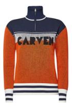 Carven Carven Virgin Wool Pullover With Zipped Front