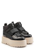 Fenty Puma By Rihanna Fenty Puma By Rihanna Strapped Platform Sneakers With Leather