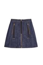 Kenzo Kenzo Denim Skirt With Zippers