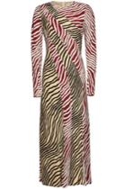 By Malene Birger By Malene Birger Traci Printed Maxi Dress With Silk