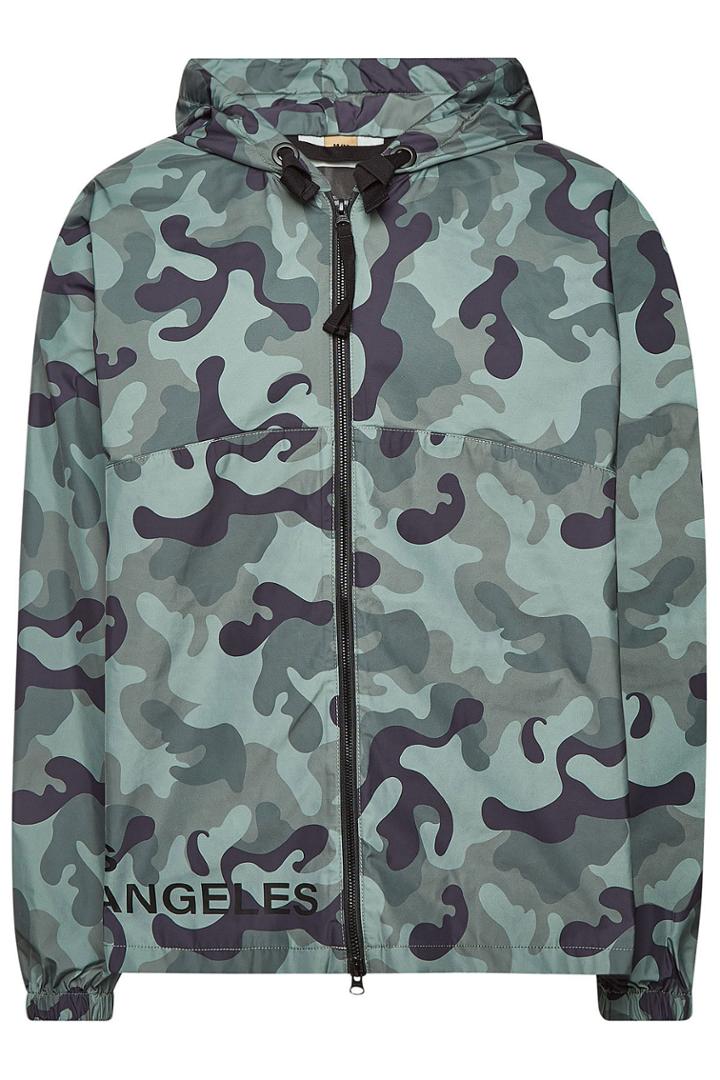 True Religion True Religion Camouflage Zipped Jacket With Hood
